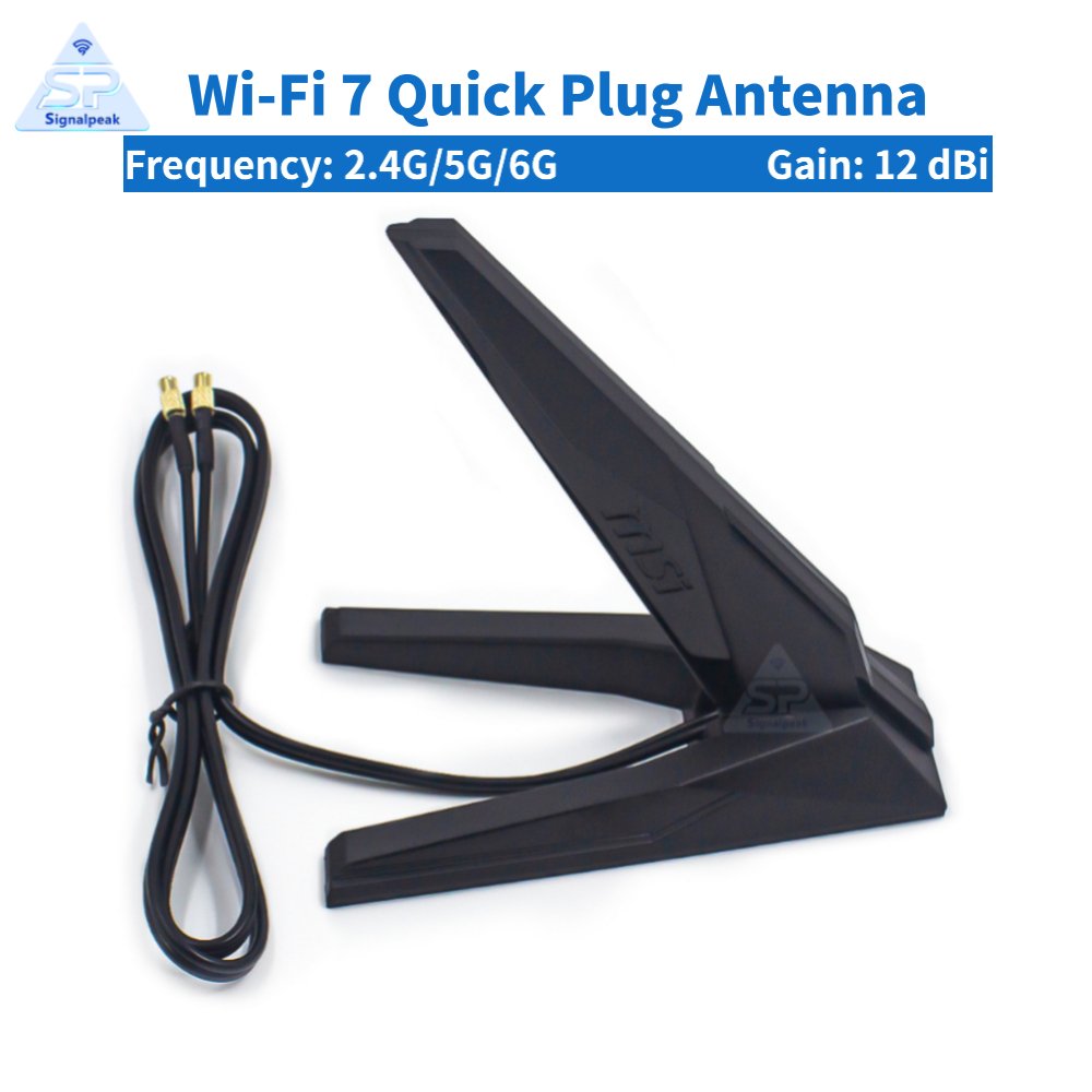 Z890 Wi-Fi 7 Motherboard - Antena Tri-Banda Wi-Fi 7 original, 6