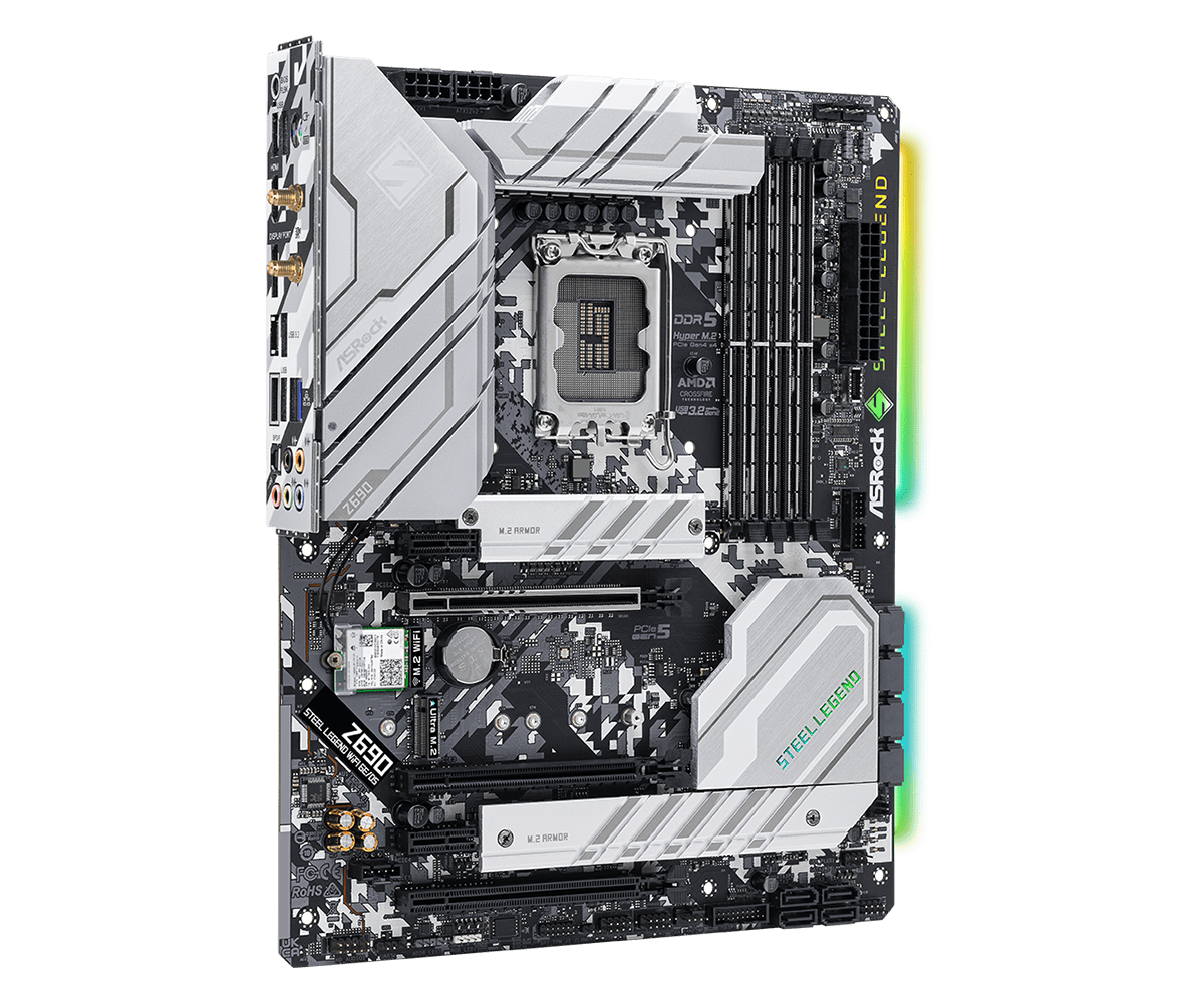 Placa-mãe ASROCK Z690 Steel Le - X870E Atx Motherboard avaliação e preço